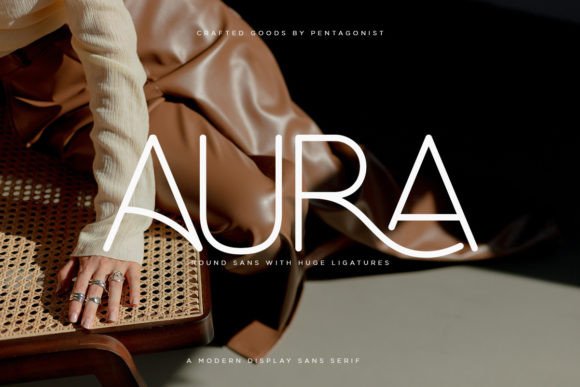 Aura: The Modern Sans-Serif That Brings Clean Energy to Any Project