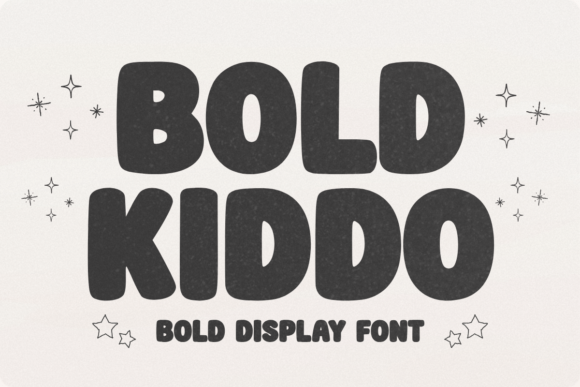 Bold Kiddo: The Friendly Typeface for Playful Projects