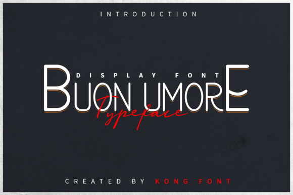 Buon Umore: A Playful Handwritten Font for Creative Projects
