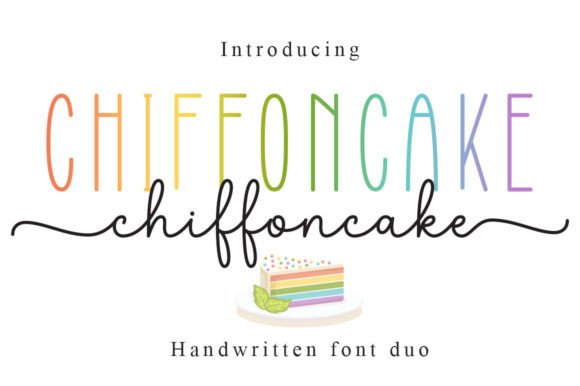 Chiffoncake Duo: The Typeface Pairing for Romantic Branding