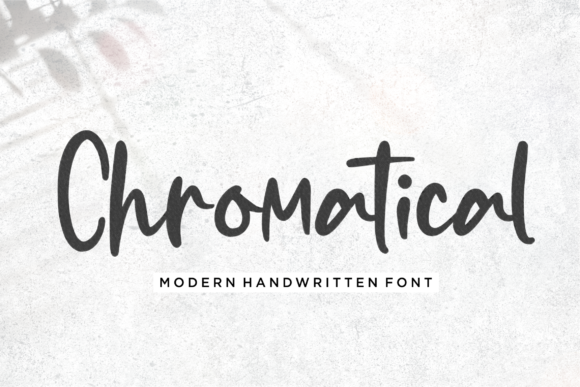 Chromatical: A Paint-Brushed Script Font for Ravishing Designs