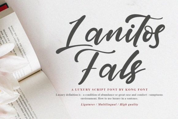 Discover Lanitos Falls: The Playful Script Font for Your Projects