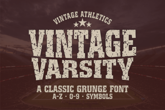Give Your Designs a Bold, Classic Athletic Vibe with Vintage Varsity