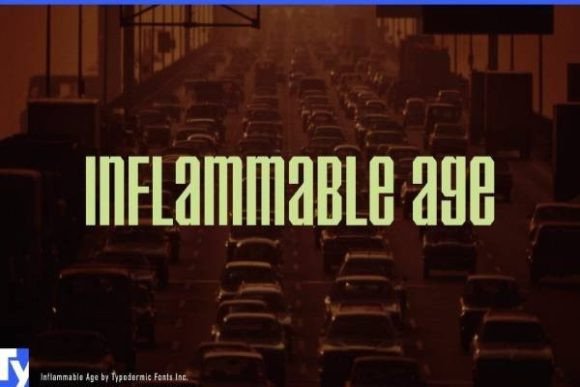 Inflammable Age: The Bold Unicase Font That Demands Attention
