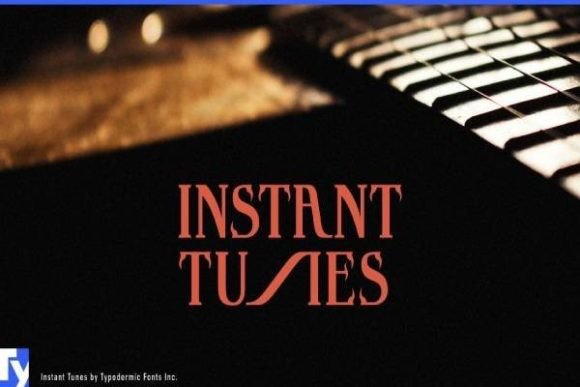 Instant Tunes: A Gonzo-Historical Font for Bold Designs