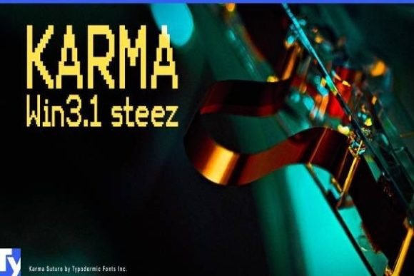 Karma: A Retro Pixel Font with Modern Design Sensibilities