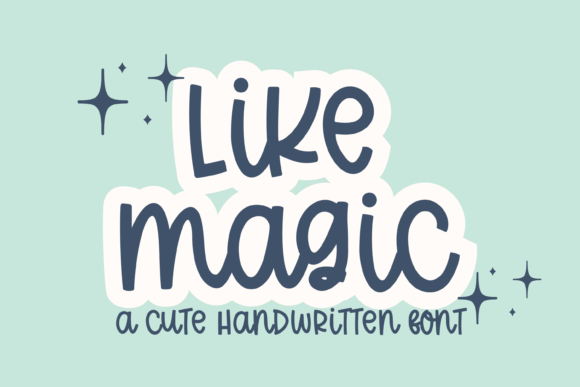 Like Magic: A Handwritten Font with Heart