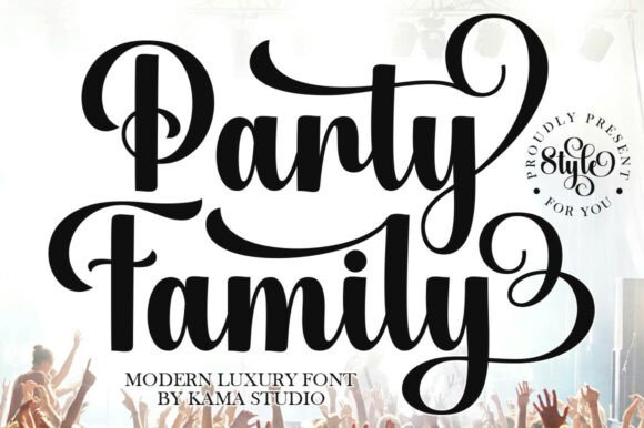Party Family: The Elegant Typeface for Modern Brands