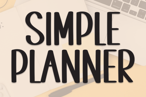 Simple Planner: The Handwritten Font for Authentic Branding