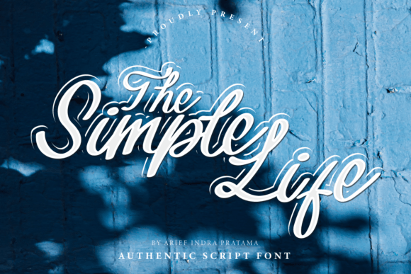 The Simple Life: An Authentic Script Font for Modern Creators