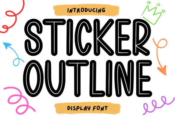 Why Sticker Outline is the Playful Display Font You Need